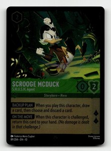 Scrooge McDuck - S.H.U.S.H. Agent 89/204 Whispers in the Well Cold Foil