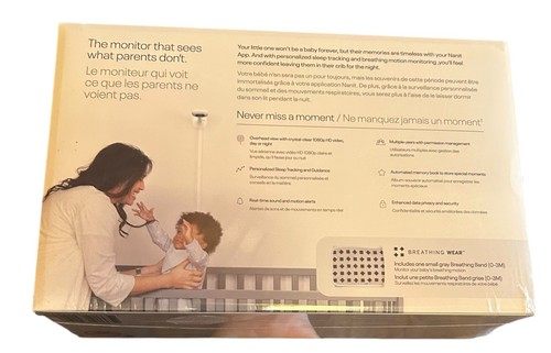 Nanit Pro N311US HD Baby Camera with Sleep Tracking and Breathing Monitoring New - Afbeelding 15 van 18