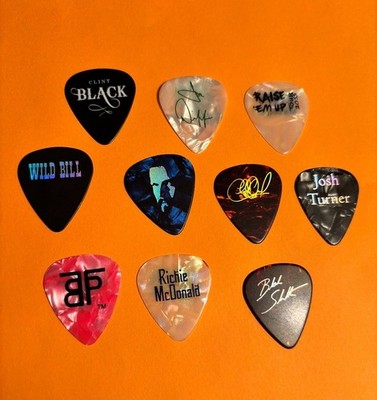 Various Authentic Guitar Picks 