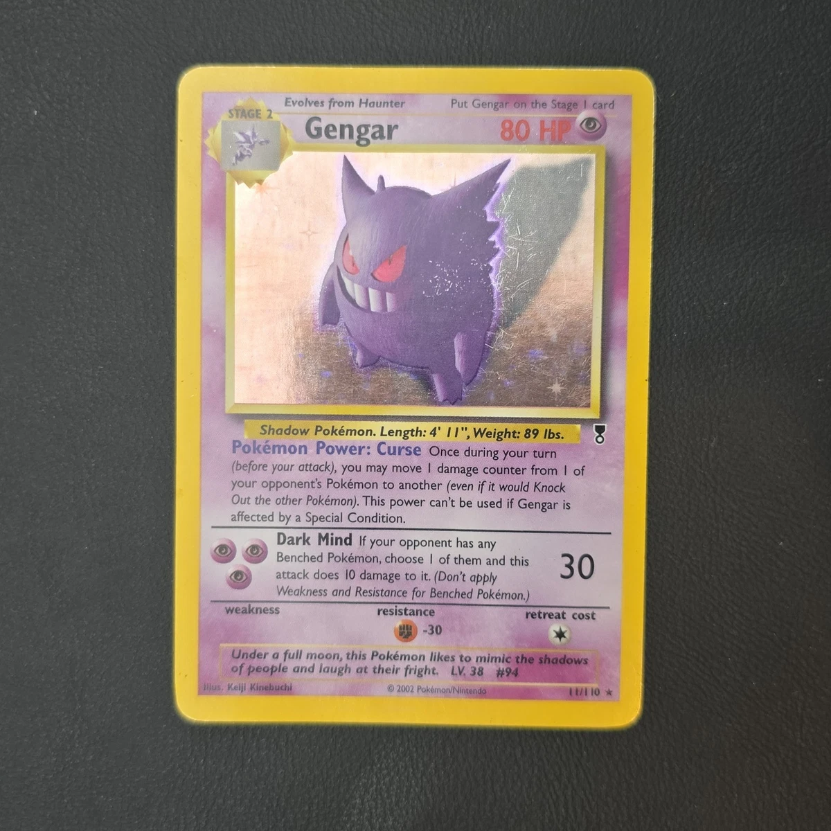 Gengar Pokémon TCG Legendary Collection Individual Collectible
