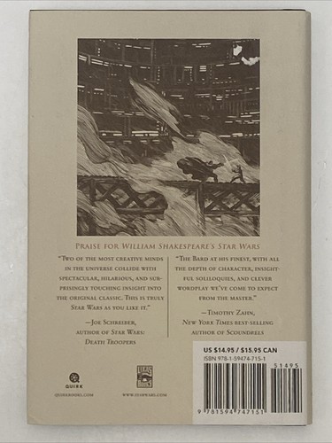 (NEW) William Shakespeare’s The Empire Striketh Back by Ian Doescher (Hardcover - Picture 2 of 3