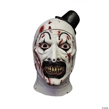 Adults Terrifier  Art the Clown Killer Latex Mask Trick or Treat Studios