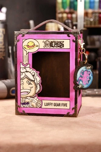 Funko Pop Animation One Piece Luffy Gear 5 Wood Box With Leather Accents By JxDT