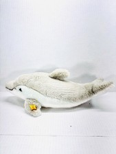 Steiff 063183 Cappy Dolphin Plush Stuffed Animal 14 Gray Blue