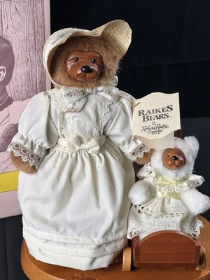 Robert Raikes Bear Charlotte and Toby Lot with Tags Box Mother s Day 1990
