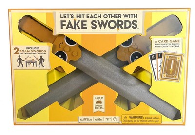 NEW IN BOX - Exploding Kittens Let's Hit Each Other With Fake Swords Party Game