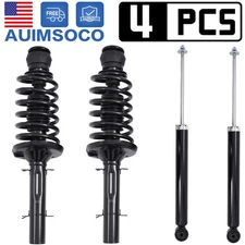 Set 4 Front Quick Complete Strut - Rear Shock For 1999 - 2006 Volkswagen Golf