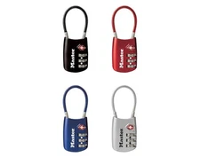 Master Lock Set Your Own Combination TSA Approved 4 Pack Assorted Colors 4688EC4