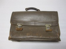 Ledertasche Aktentasche Büchertasche Schultasche Schulranzen vintage 60er Jahre