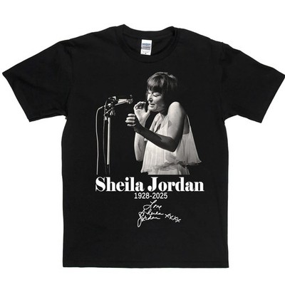 Vintage Sheila Jordan RIP Gift Funny Black All Size 20D1664