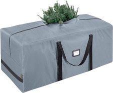 7.5Ft Christmas Tree Storage Bag Heavy Duty 900D Oxford FabricWide Opening Grey 
