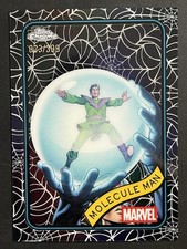 2025 Topps Chrome Marvel Molecule Man 21 Spider-Web Refractor 053/399 NM Card