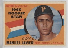 1960 Topps Sport Magazine Rookie Star Julian Javier (Called Manuel on Card) 1lj1. rookie card picture