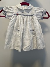 Vintage 90 s Girls Sailboat Dot Dress 24 Months