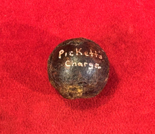SCARCE CIVIL WAR GRAPE SHOT / FOUND GETTYSBURG PICKETT'S CHARGE