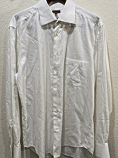 Matteo Di Rota White Dress Shirt Cotton Made In Italy 17 43