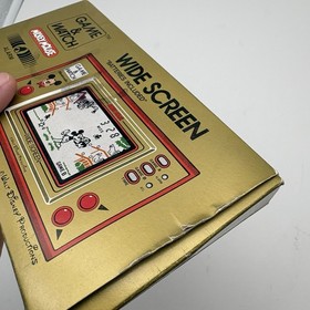 80s Vintage Nintendo Game & Watch Mickey Mouse Handheld Wide screen WORKS