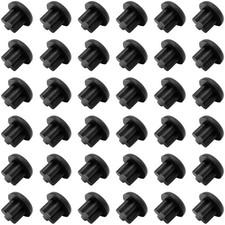 30 Pcs 3.5mm Rubber Dust Plug,Anti-Dust Cover Protector Headphone Jack Black