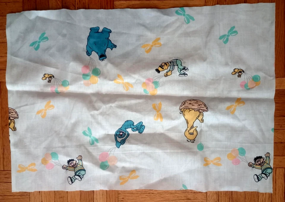 Sesame Street Babies Big Bird Bert Grover Sewing Fabric Crafting Piece 17"x11.5" - Image 2 of 2