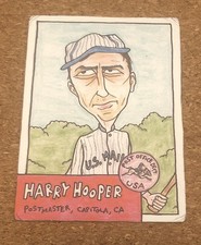 Gummy Arts Card 2020 USPS Harry Hooper 1953 Topps Style