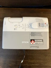 EPSON EMP-S5 LCD PROJECTOR WITH REMOTE CONTROL / WORKS GREAT !