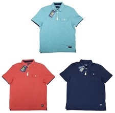 Nautica Jeans Co. Classic Fit Short Sleeve Pocket Polo Men's Shirt NWT