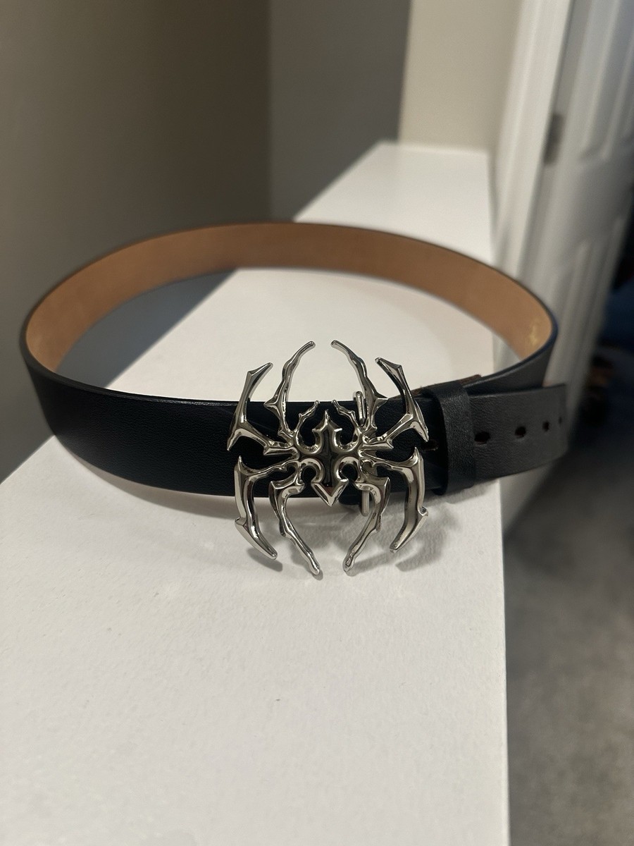 Y2K Chrome Spider Belt Buckle Custom Grunge | eBay