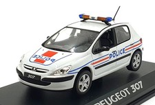 Norev 1/43 Scale 473708 - Peugeot 307 Police - White
