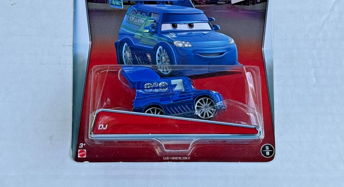 2014-15 Disney Mattel Pixar Cars DJ Diecast Vehicle Tuners Blue 5