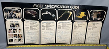 Star Trek Fleet Specification Guide 1979 Składany plakat – TMP – Vintage
