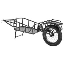 All-Condition Bike Trailer 70lb Capacity, 20" Tires, Hardened Steel Frame