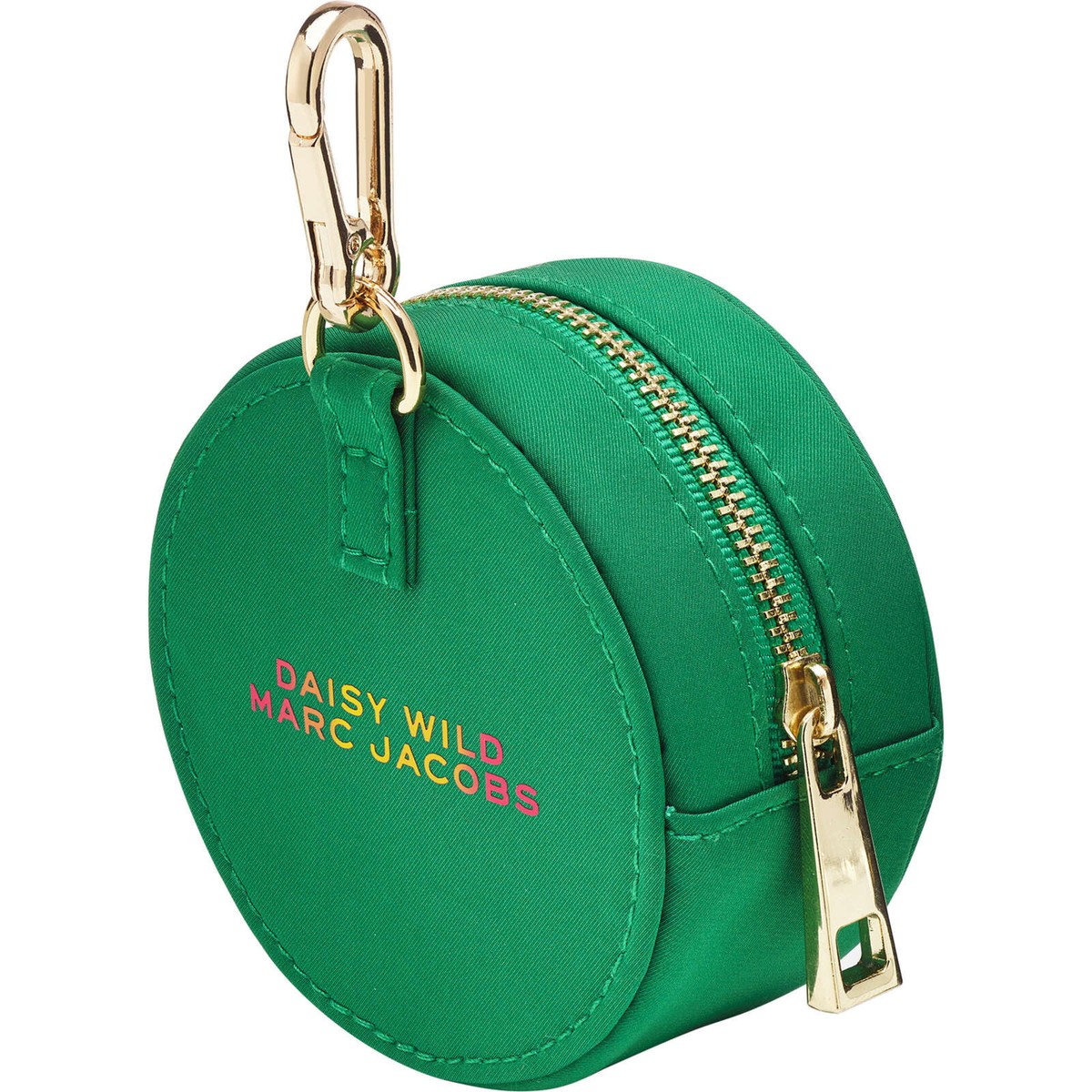 MARC JACOBS Daisy Wild Green Coin Wallet Purse Charm Key Chain