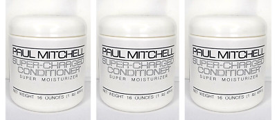 3 Paul Mitchell SUPER CHARGED CONDITIONER Super Moisturizer 16 oz Each (750)