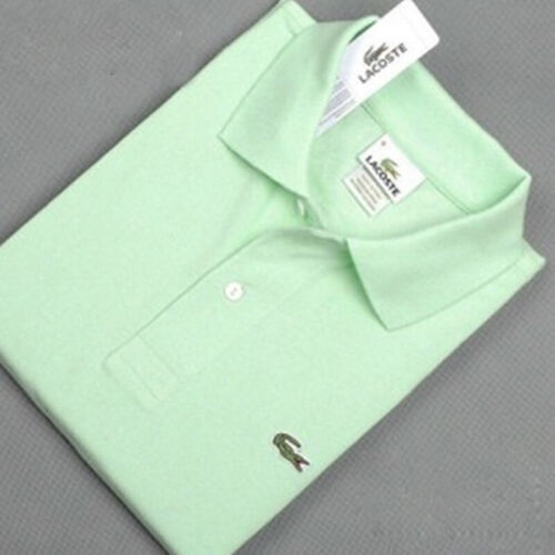 Uomo Polo-Lacoste Short Sleeve Mesh Regular Polo Shirt Slim Fit Multicolore nuo - Foto 20 di 37