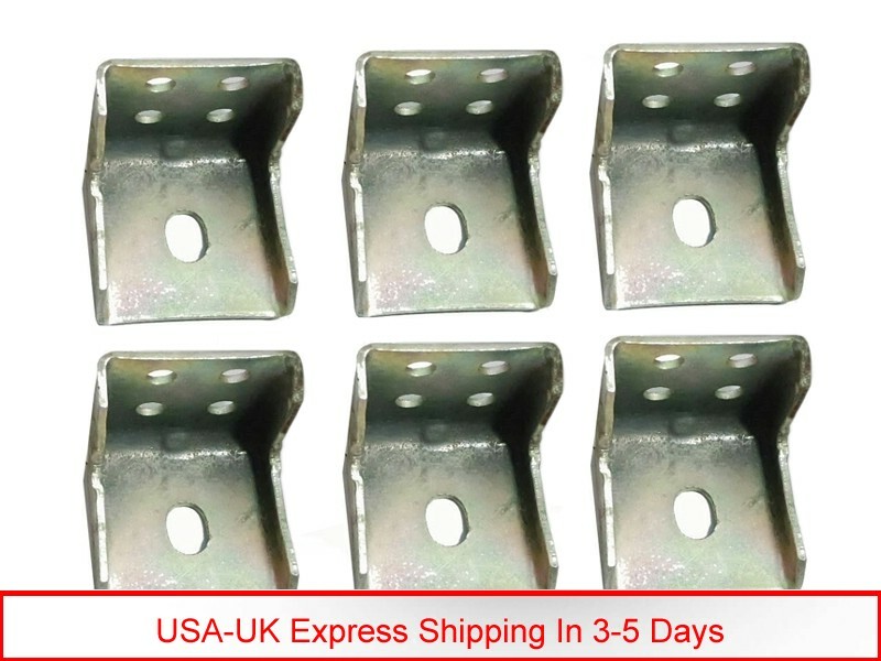 6pcs Frame Body Mount Bracket Fits willys jeep MB CJ2A CJ3A CJ3B CJ5