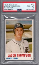 1978 Hostess #77 JASON THOMPSON PSA 8 NM/MT Detroit Tigers Tough!  only 5 higher