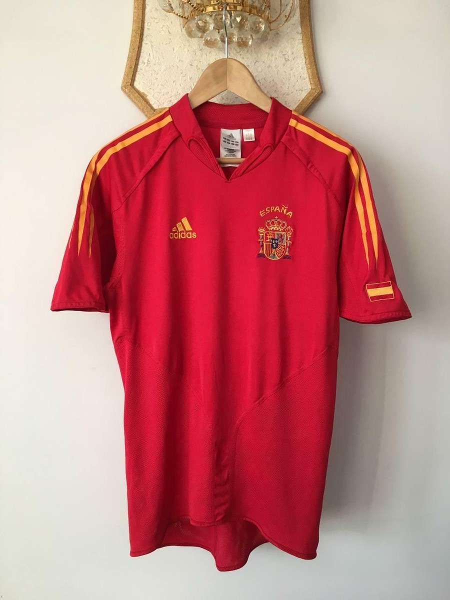 SPAIN 2004 2006 EURO HOME FOOTBALL SOCCER SHIRT JERSEY SPAIN 2004 2006 EURO HOME FOOTBALL SOCCER SHIRT JERSEY