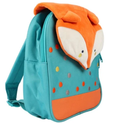 FOX BACKPACK KIDS PAPERCHASE SCHOOL WOODLAND THEME BRAND NEW ANIMAL SCHOOL BAG