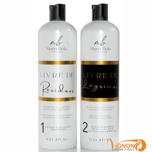 Lissage brésilien Marri Bela Reina kit anti-frisottis pour dompter les cheveux rebelles