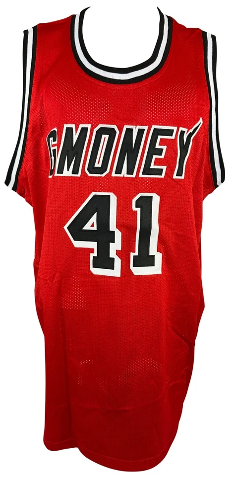 Camiseta firmada autografiada por Glen Rice NBA Los Angeles Lakers certificado de autenticidad JSA G-Money Foto 3 de 4