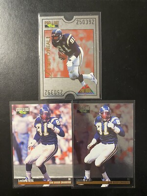 1995 Classic Pro Line Pro Bowl Leslie O'Neal #PB-22 + Silver And Base