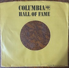 Columbia Hall of Fame reissue 45rpm commercial/company sleeves: Lot of 10