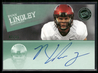 Ryan Lindley 2012 Press Pass Green Auto 2/15 