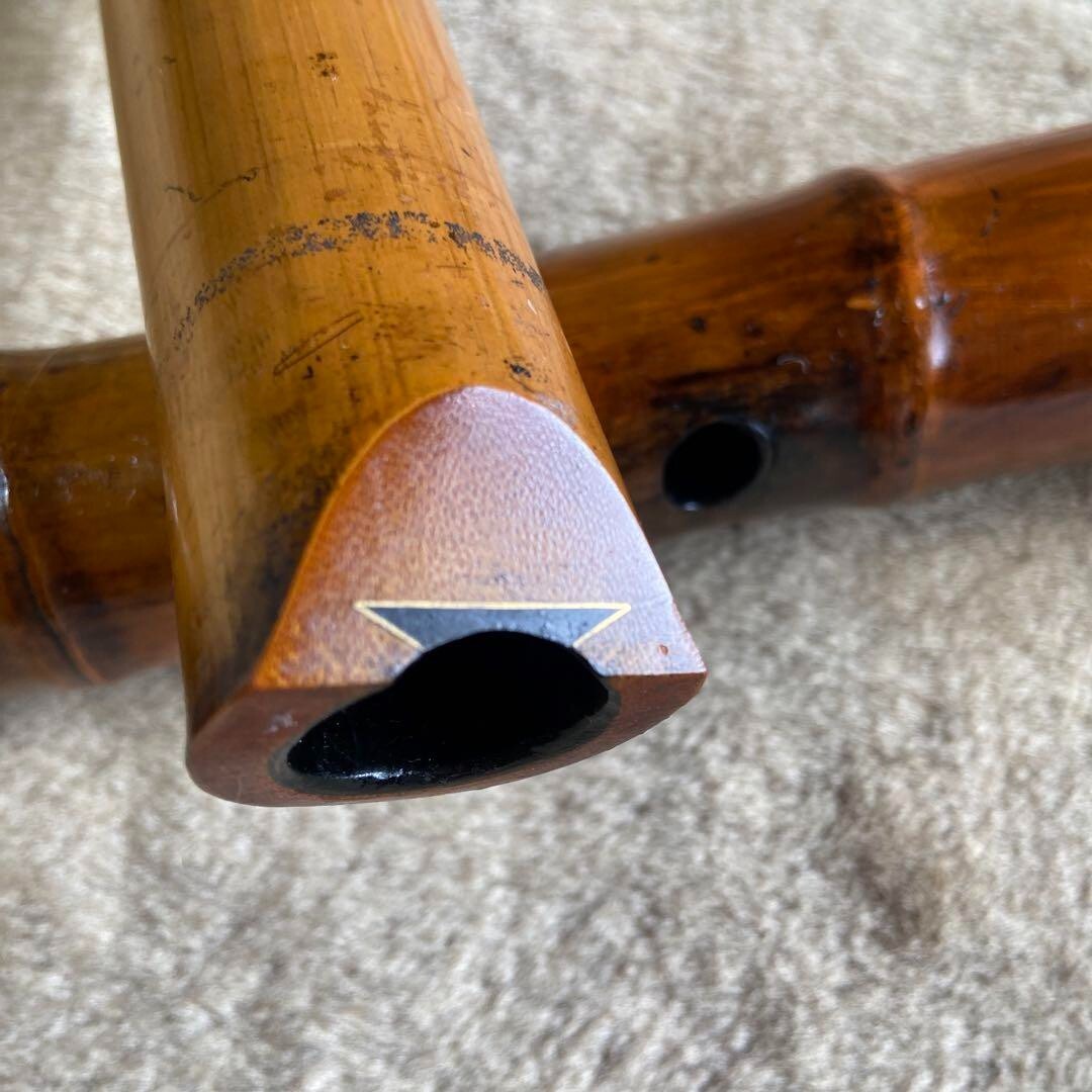 Japanese Instrument Shakuhachi 17.7inch vertical bamboo flute Rinfu