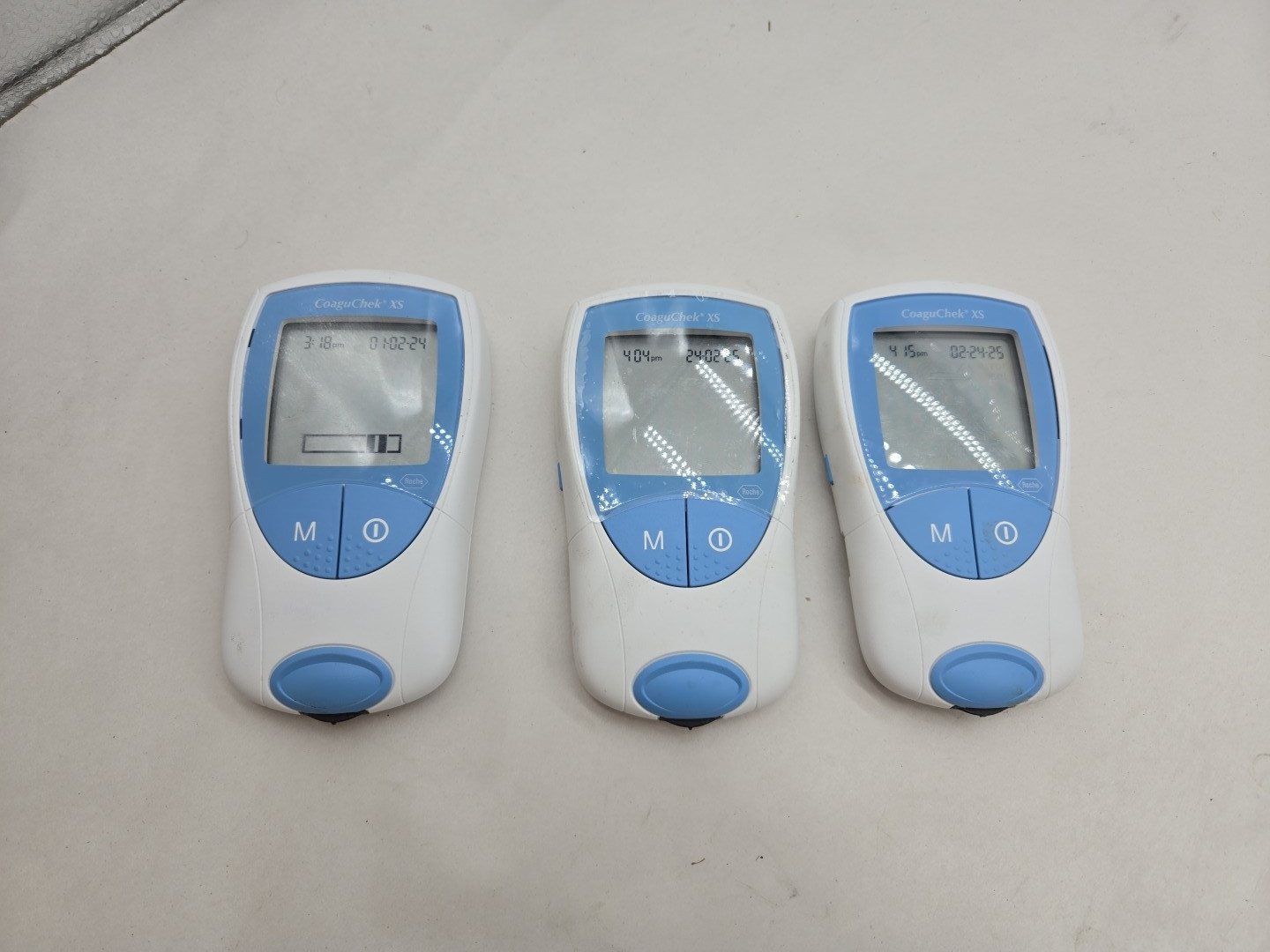 Lot of 3 CoaguChek XS Coagulation Meter - UNTESTED