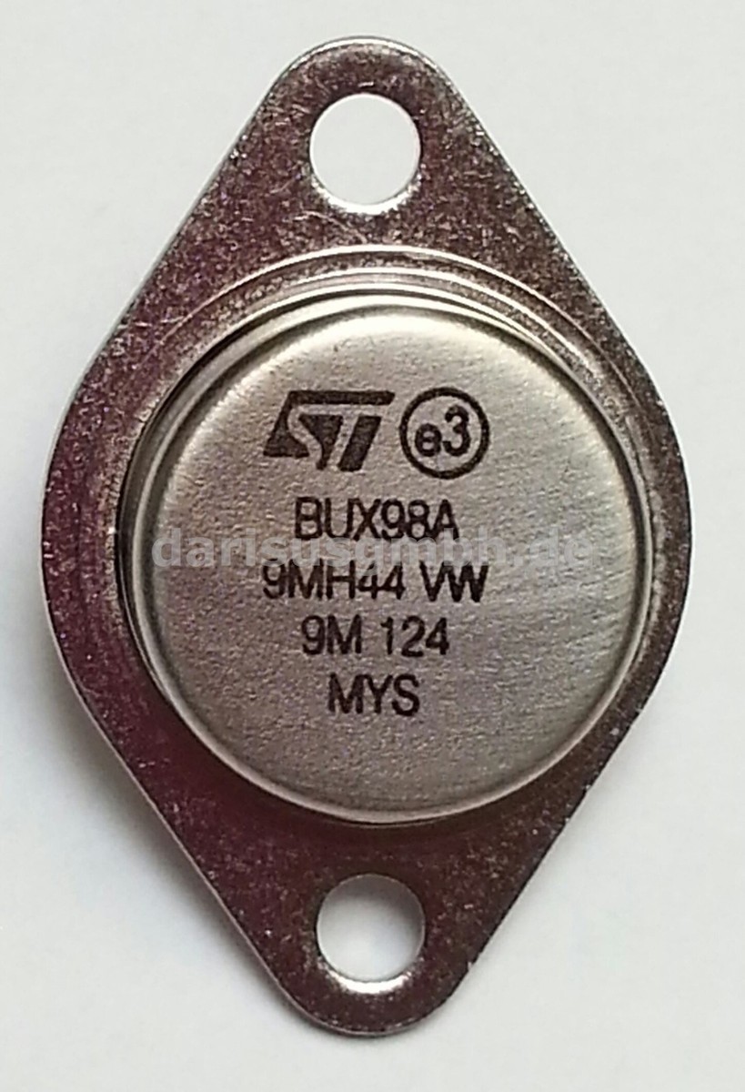 5 Transistor Di Potenza BUX98A NPN 30A 450V TO-3 - Nuovi MTX-IC