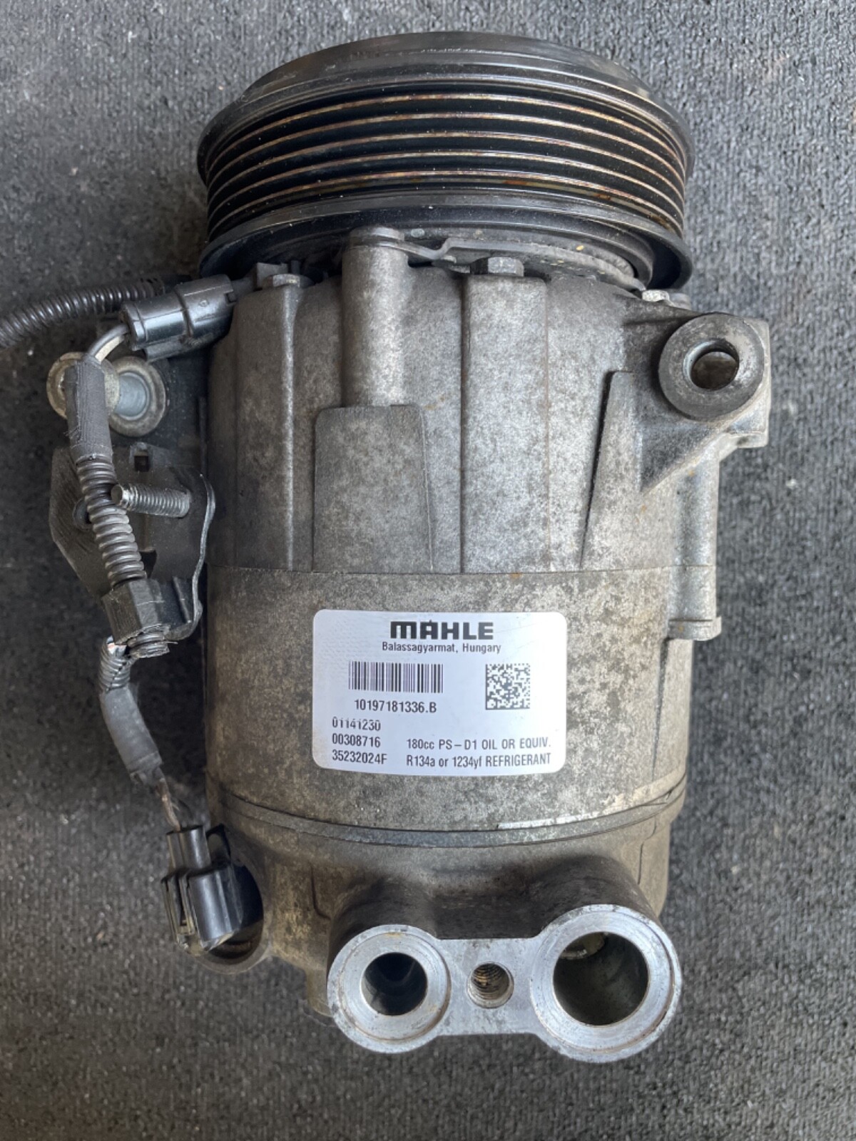 2014-17 Maserati Ghibli AC A/C Air Conditioning Compressor OEM Used 01141230