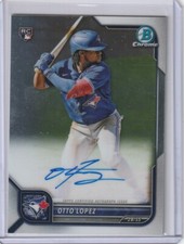 2022 Bowman Chrome Otto Lopez Base Auto RC CRA-OL 