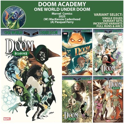Doom Academy (2025) #1 2 3 4 5 Marvel Comics One Word Under Doom COVER SELECT