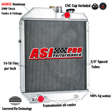 4 Row 70mm Tractor Radiator 82015103 For Ford New Holland 5640 6640 7740 Ts110